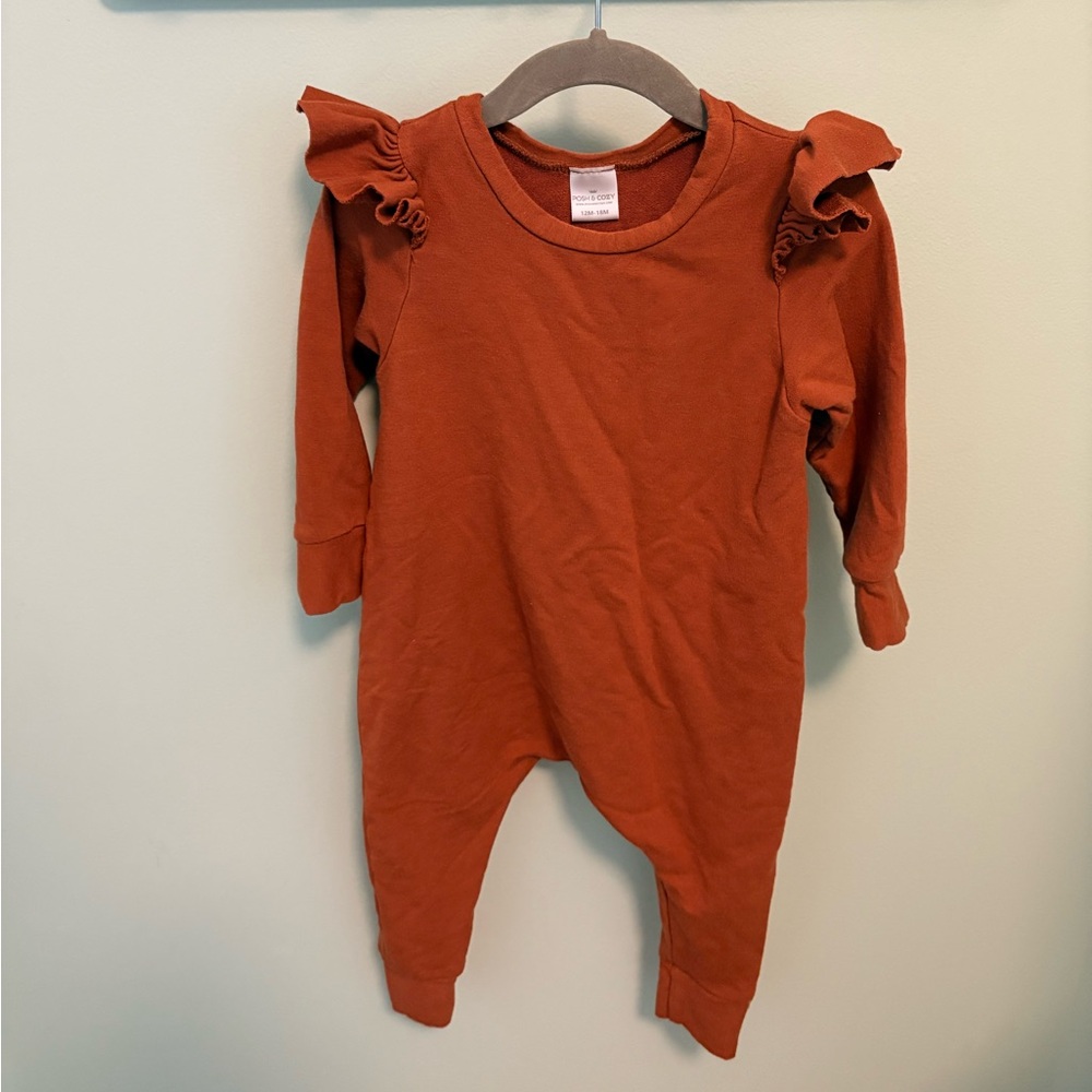 Posh & Cozy Ruffled Jumpsuit